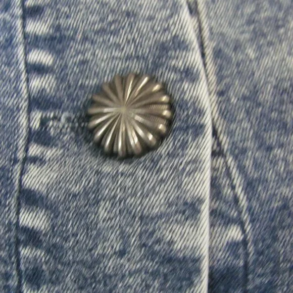 2FLYCO HILDAGO FALLS LADIES DENIM/CHAMBRAY JACKET WITH FRINGE NWT - Picture 12 of 13